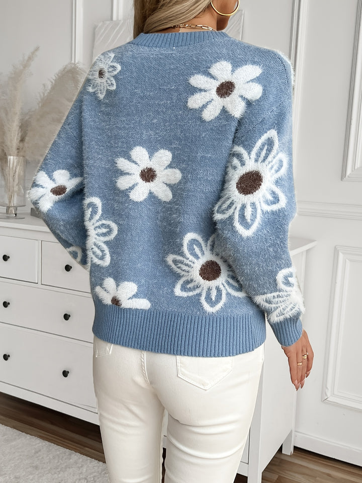 Flora | Patterned Knit Sweater