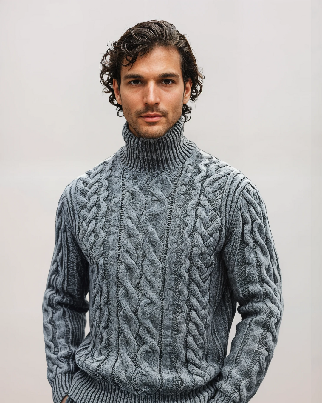 Burnley | Cable Knit Turtleneck