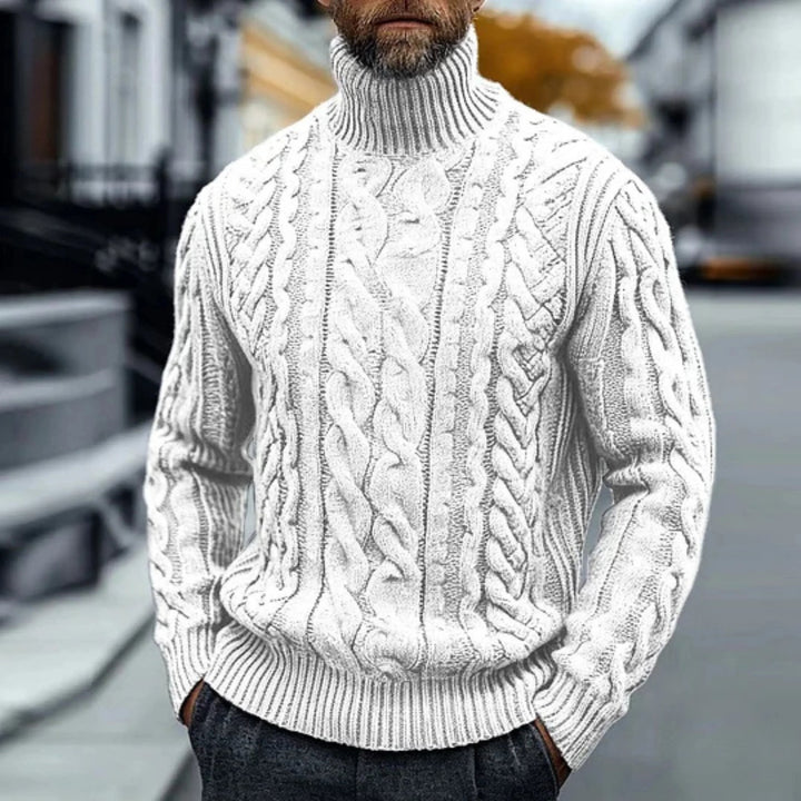 Burnley | Cable Knit Turtleneck