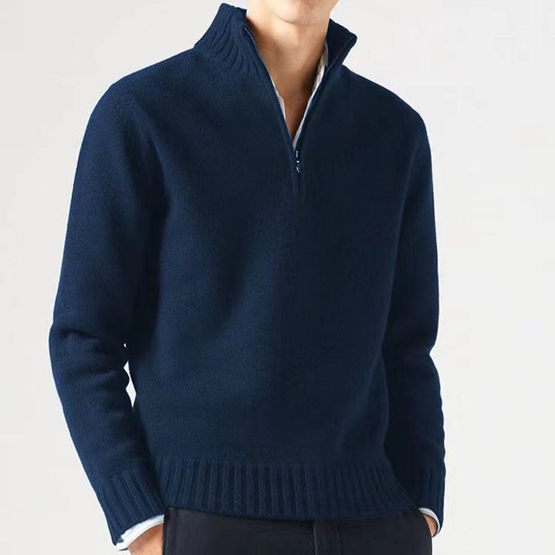 Terrence | Zipped Turtleneck