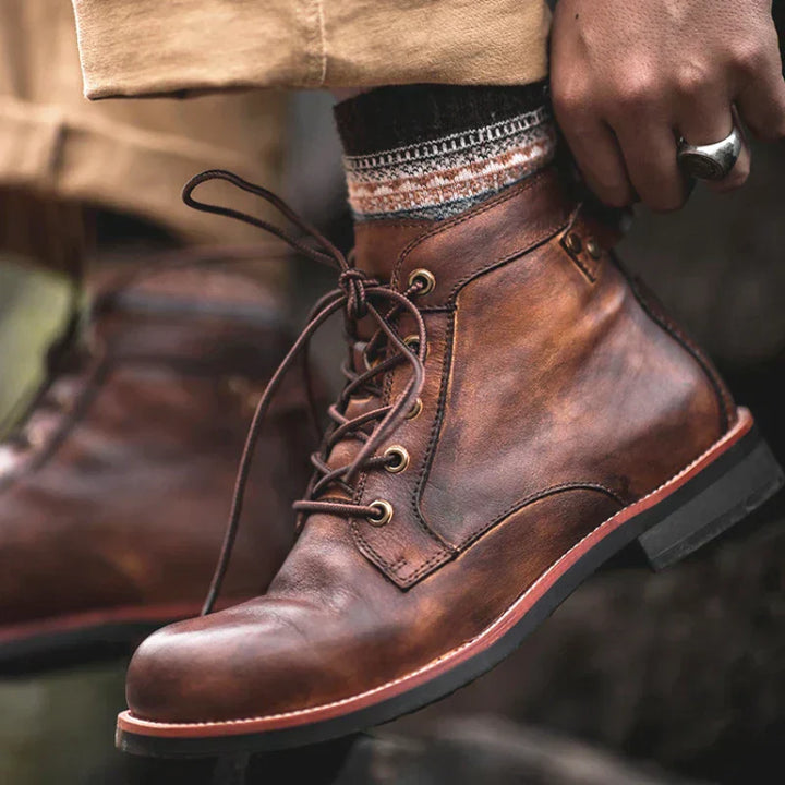 Edmonton | Retro Round Nose Men's Boots