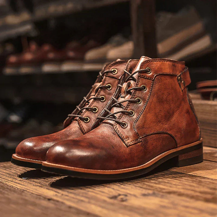 Edmonton | Retro Round Nose Men's Boots