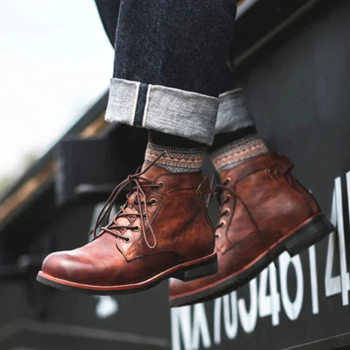 Edmonton | Retro Round Nose Men's Boots