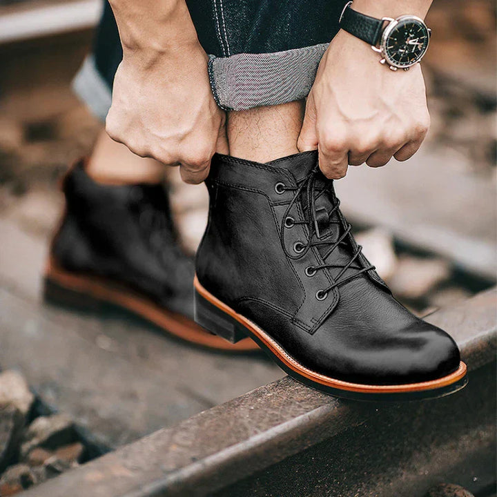 Edmonton | Retro Round Nose Men's Boots