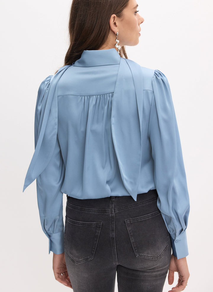 Melonie | Tie Neck Blouse