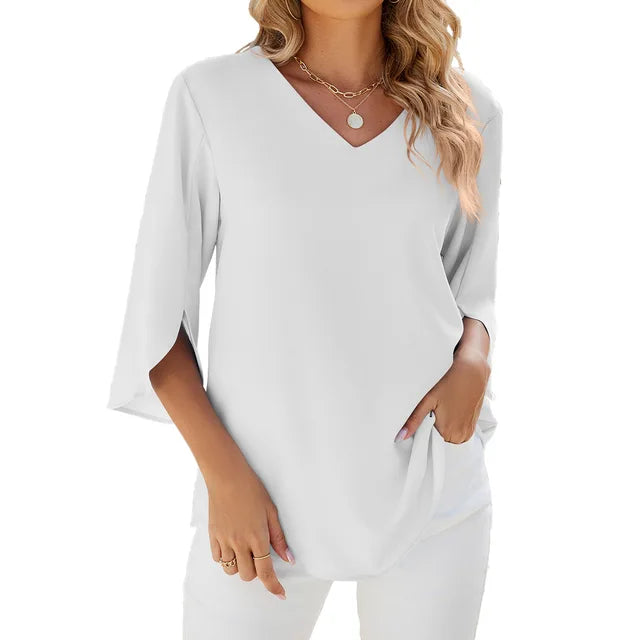 Clara | V-neck blouse