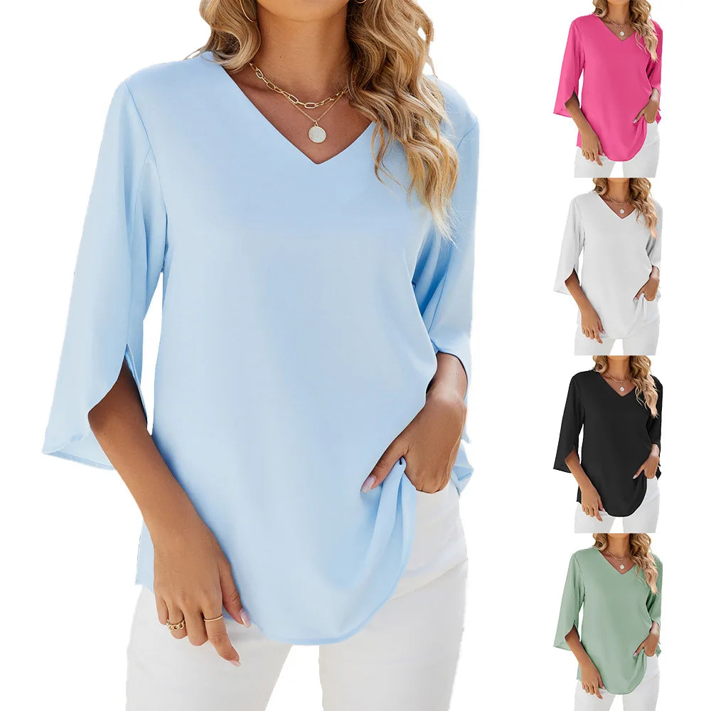 Clara | V-neck blouse